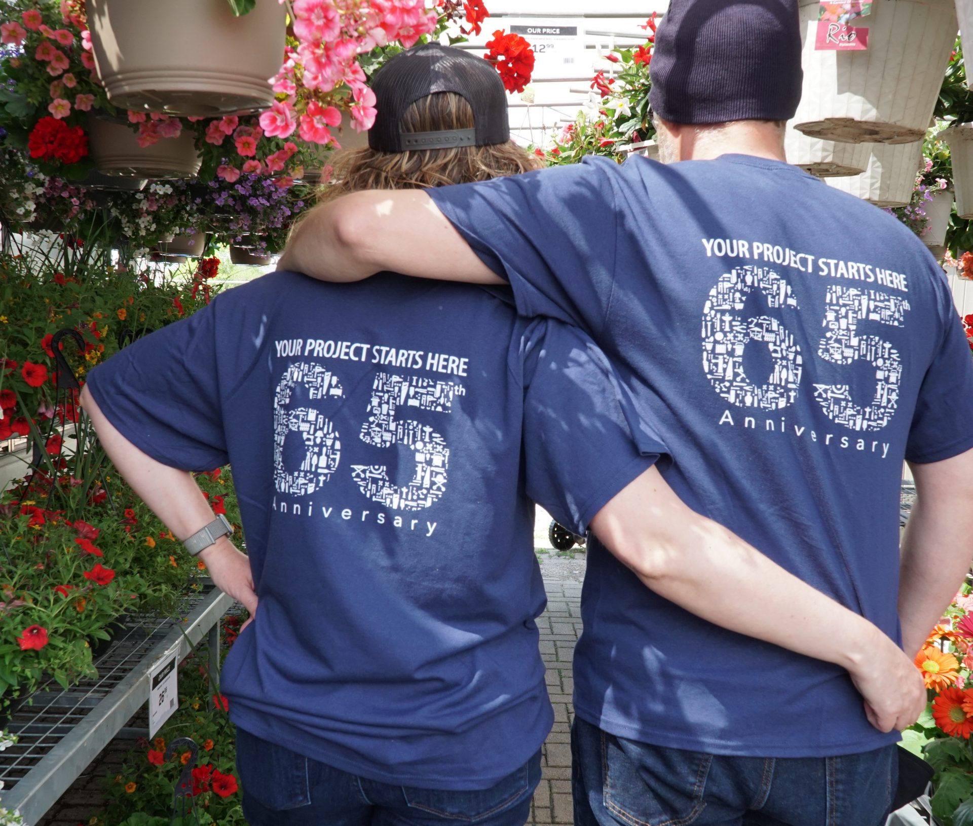 65 Years t-shirts